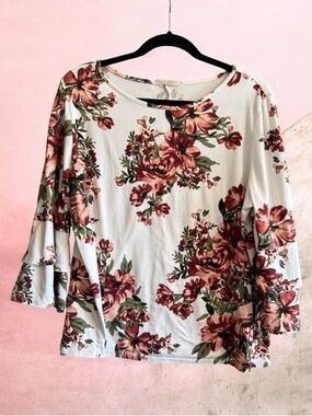 🌸 LA Gypsy Floral Top (M/L)